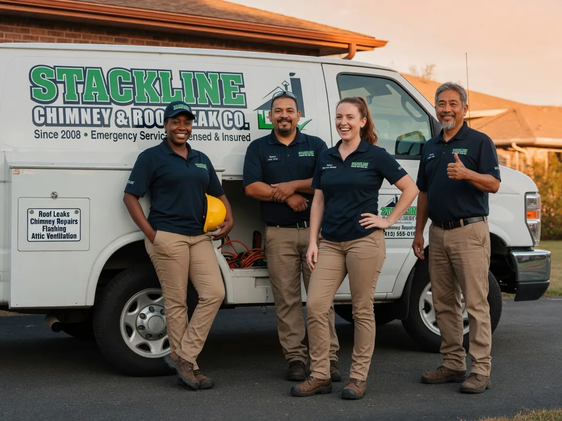 Chimney flashing repair company in Leroy, MI